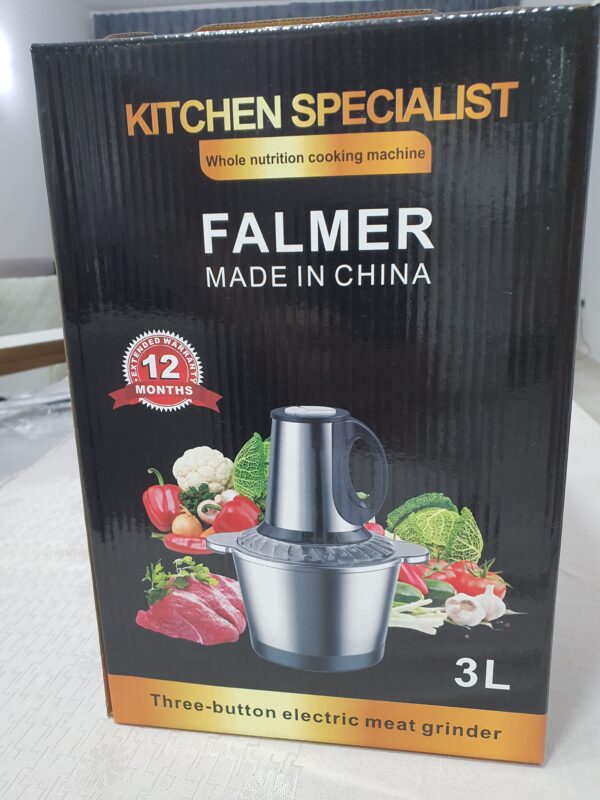 FALMER 3L Meat and Food Steel Chopper - Image 3