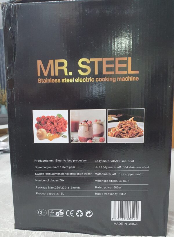 Mr. Steel 5 Liter Meat, Vegetable and Food Chopper - Image 5